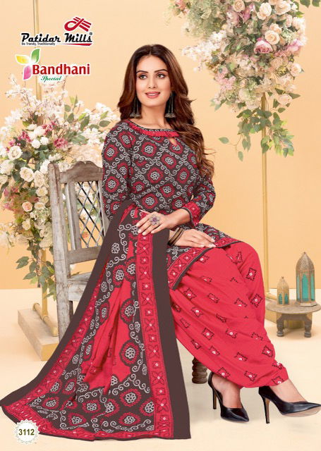 Patidar Bandhani Special 31 Cotton Printed Casual Daily Wear Dress Material Collection